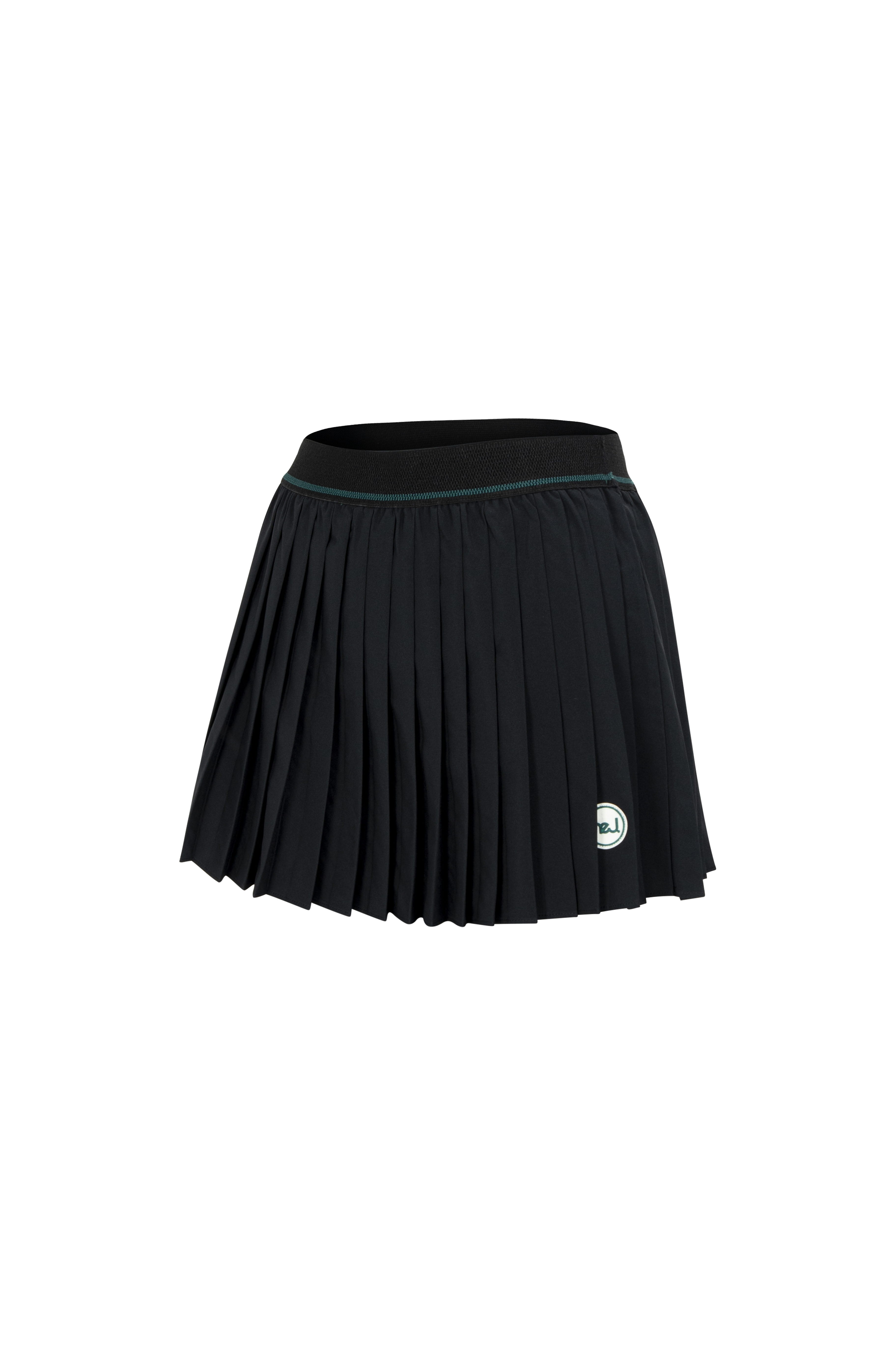 [HEJ] PLEATS SKIRT BLACK