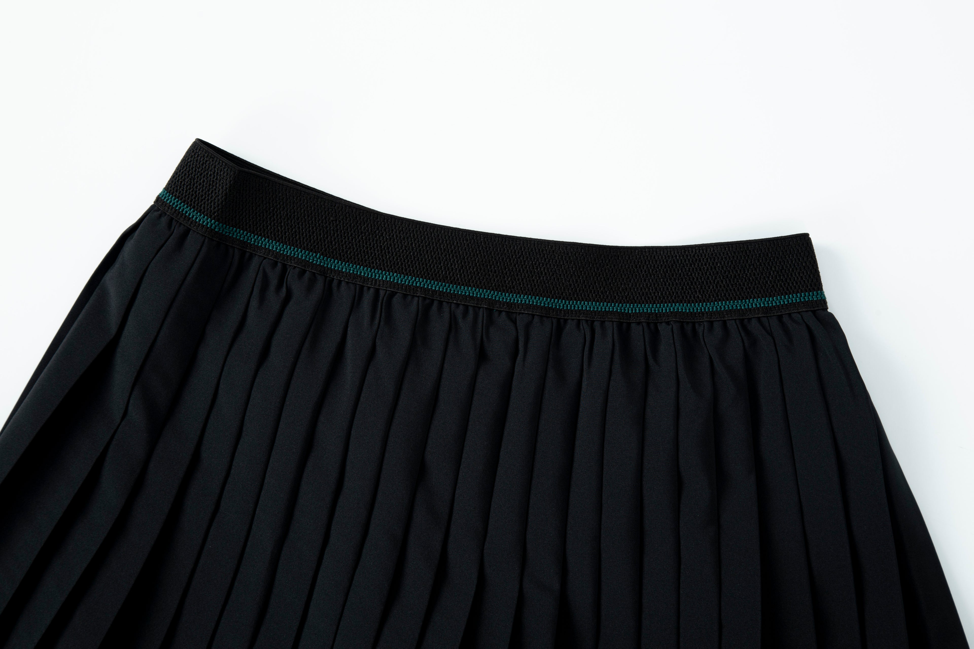 [HEJ] PLEATS SKIRT BLACK