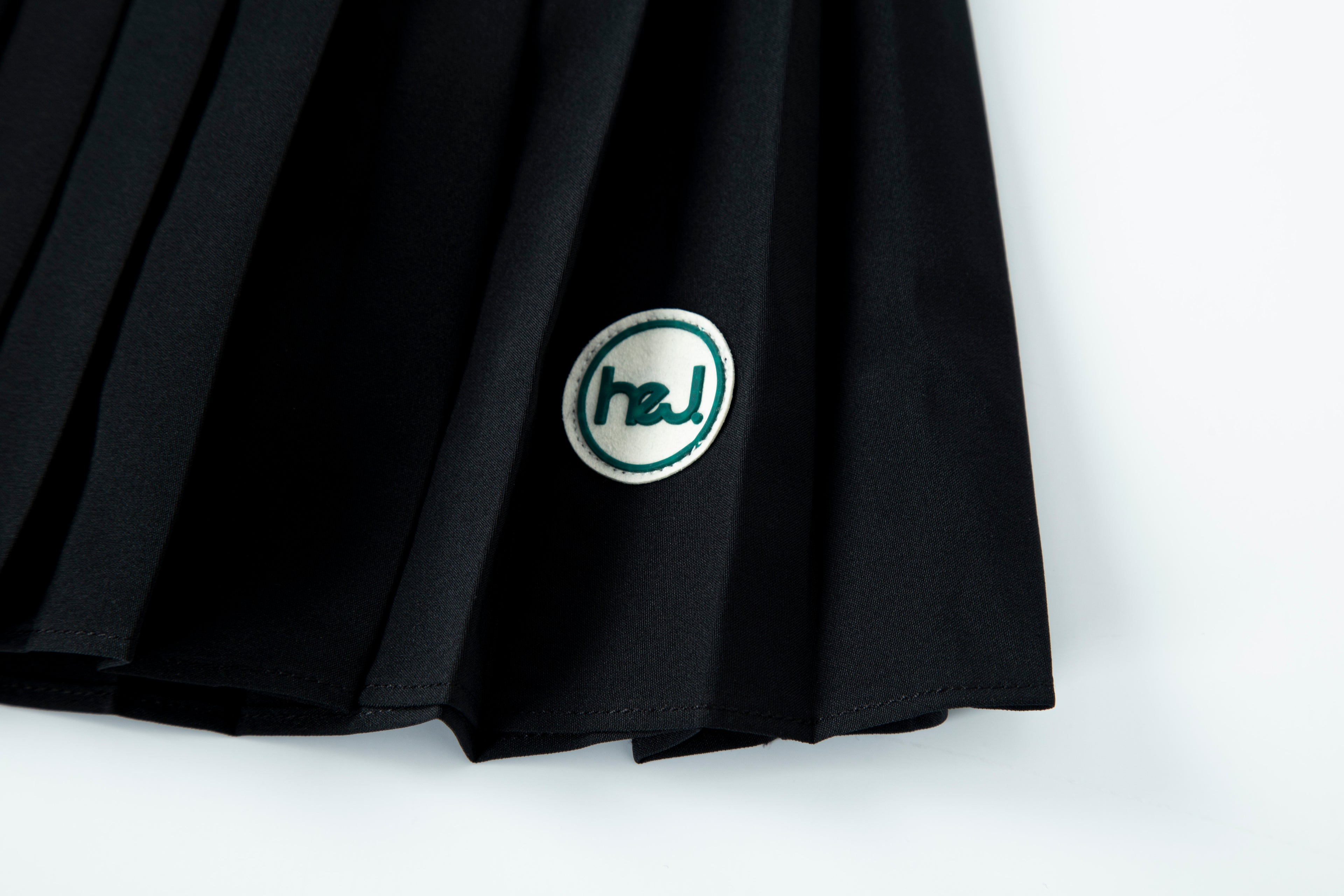 [HEJ] PLEATS SKIRT BLACK