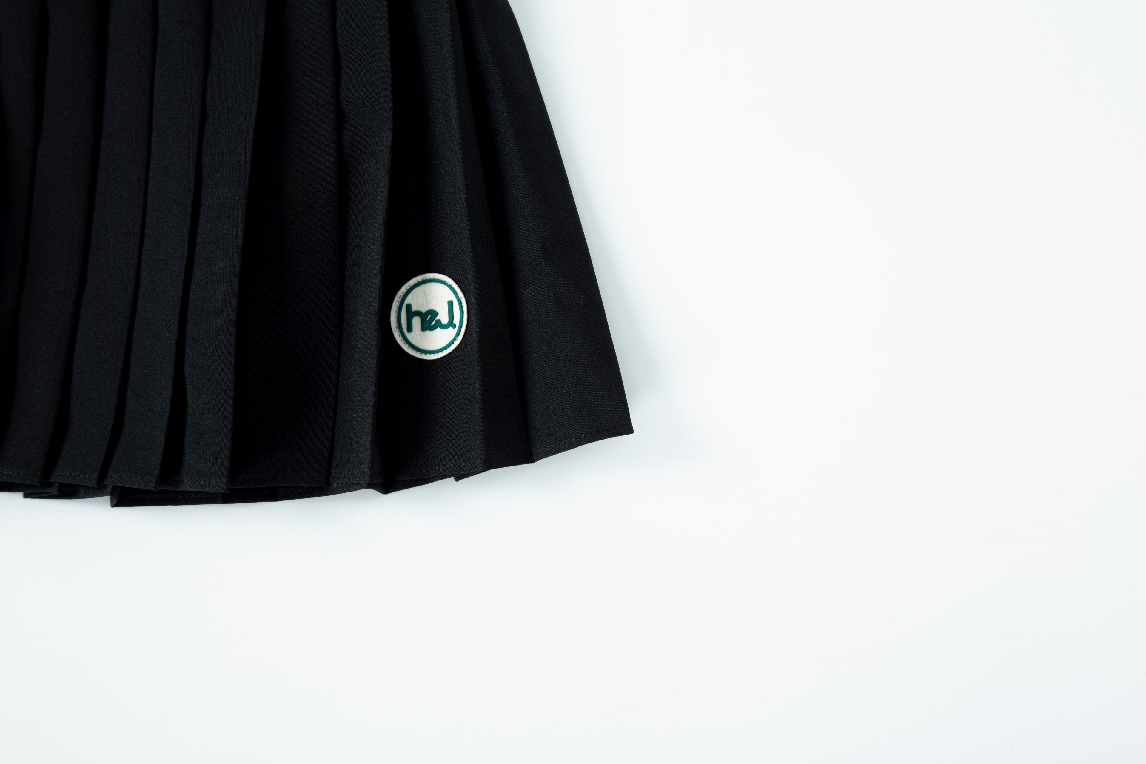[HEJ] PLEATS SKIRT BLACK