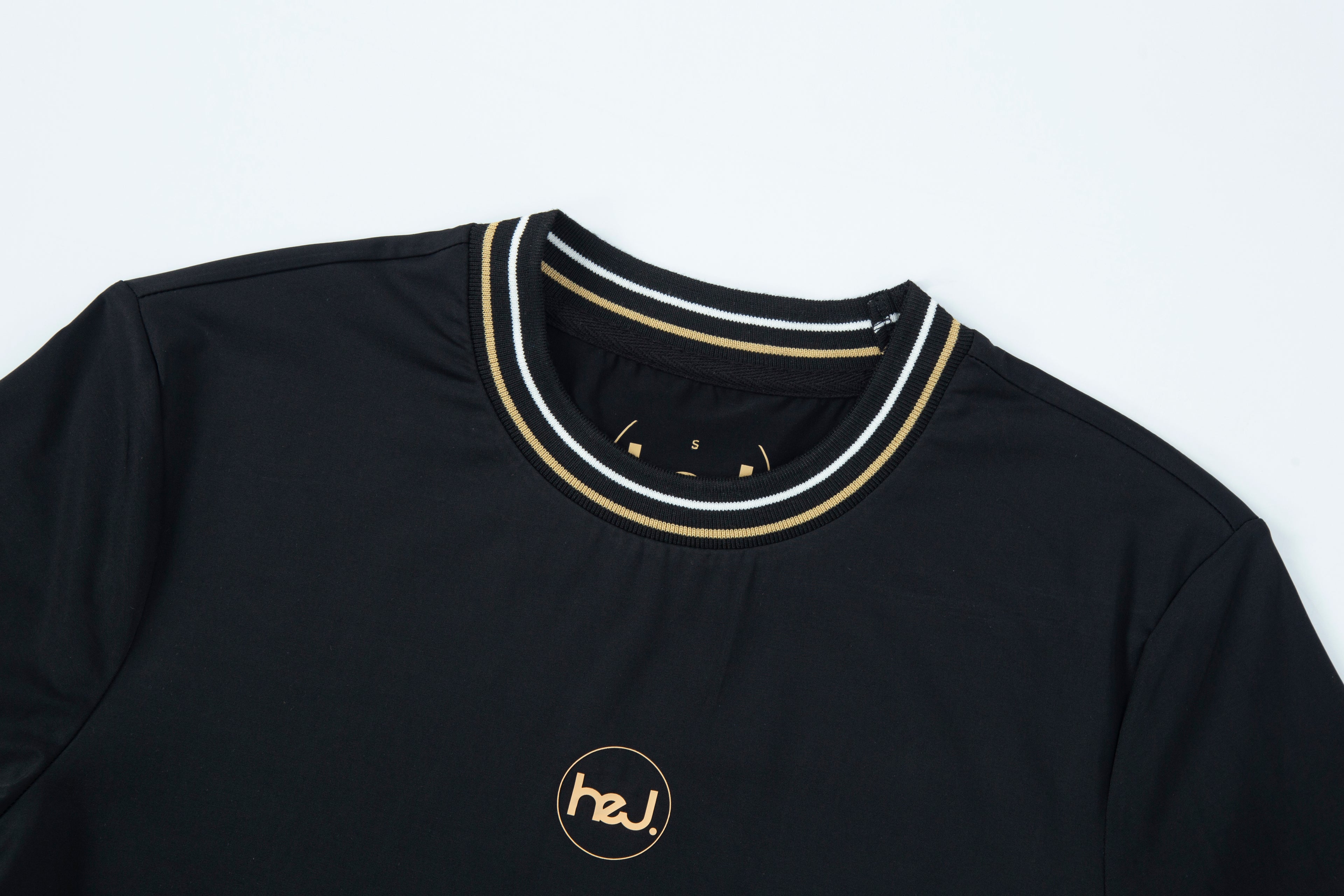 [HEJ] GARLAND T-SHIRT WOMEN BLACK