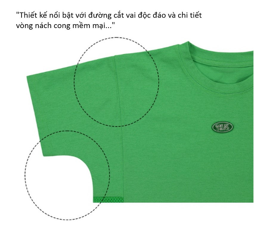 [GSM] Eco Performance Dry-Fit Crop T-Shirt