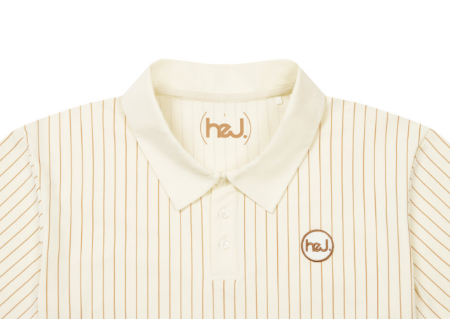 [HEJ] HEJ ROYALE POLO - MIST STRIPE