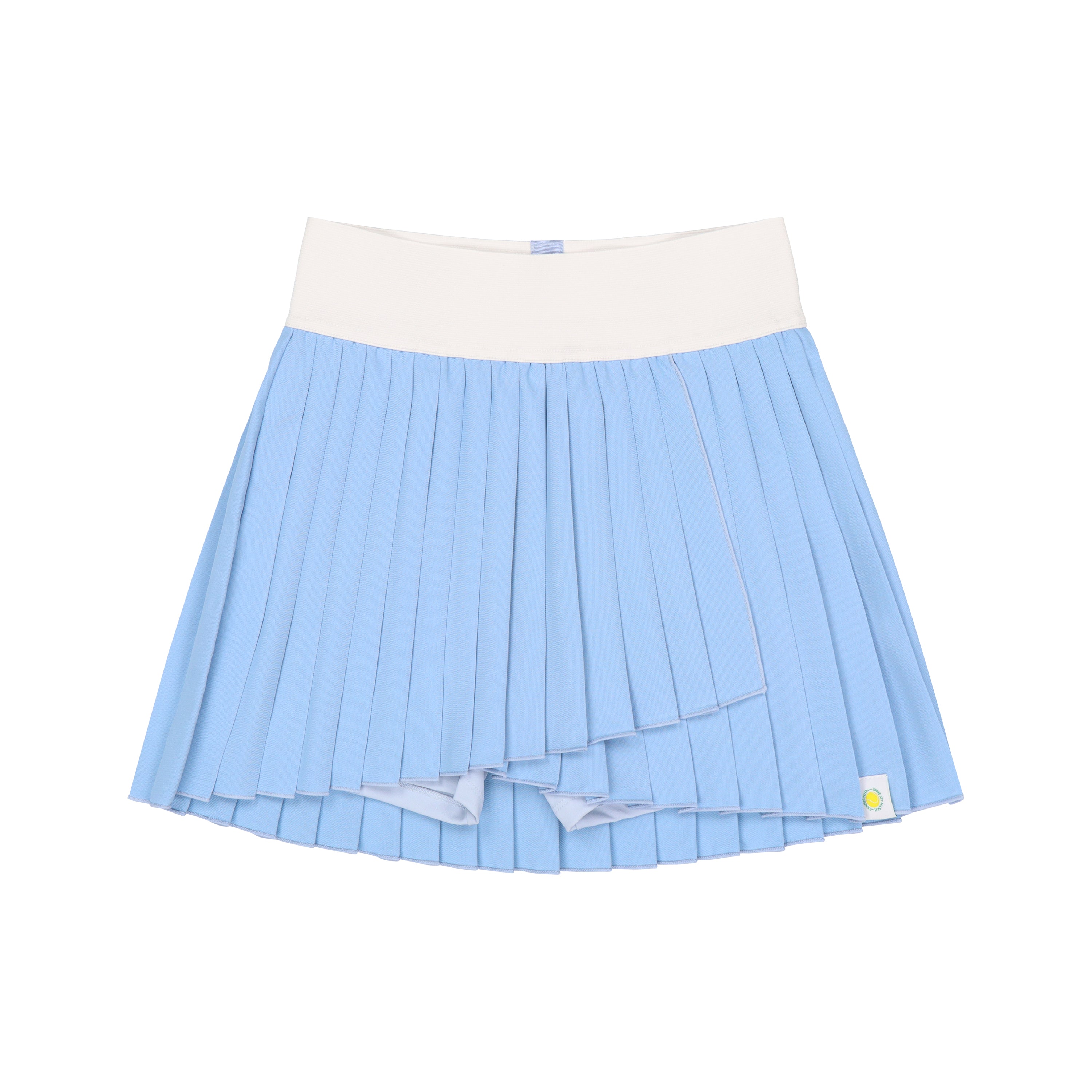 [GSM] Unbalance Pleated Dry-Fit Tennis Skirt - SUMMER BLUE