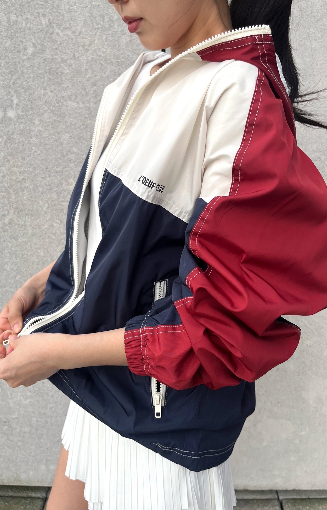 [L'OEUF CLUB] Althea Windbreaker Jacket
