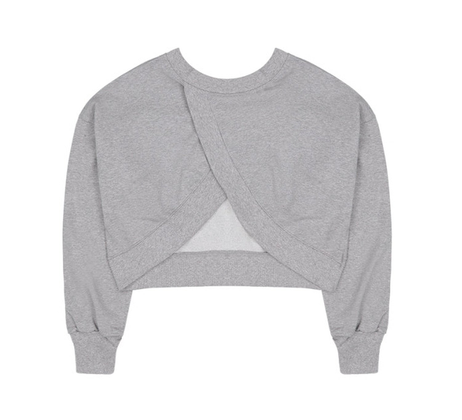 [GSM] Tennis Racket Embroidered Back Slit Sweatshirt