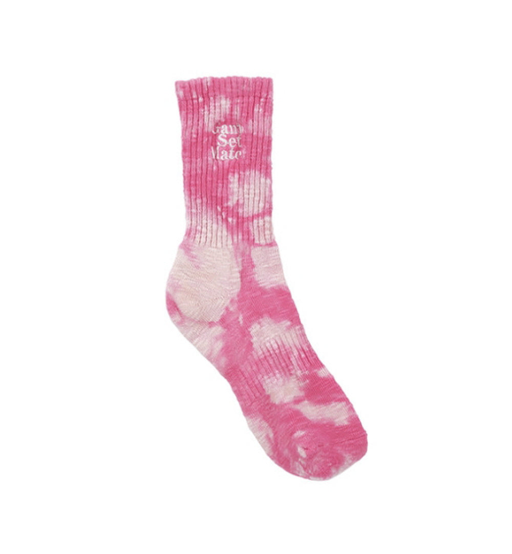 [GSM] Tie-Dye Sports Socks - YELLOW, BLUE, PINK