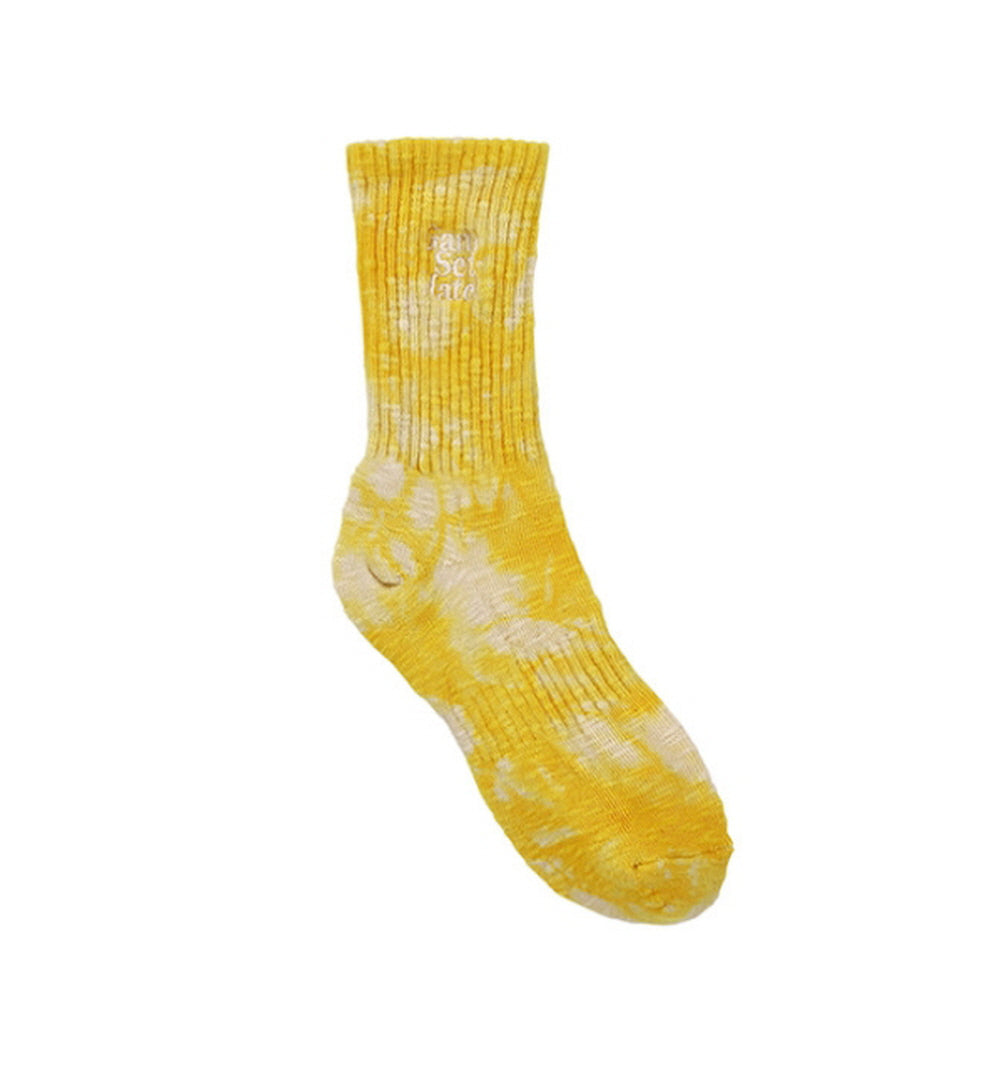 [GSM] Tie-Dye Sports Socks - YELLOW, BLUE, PINK