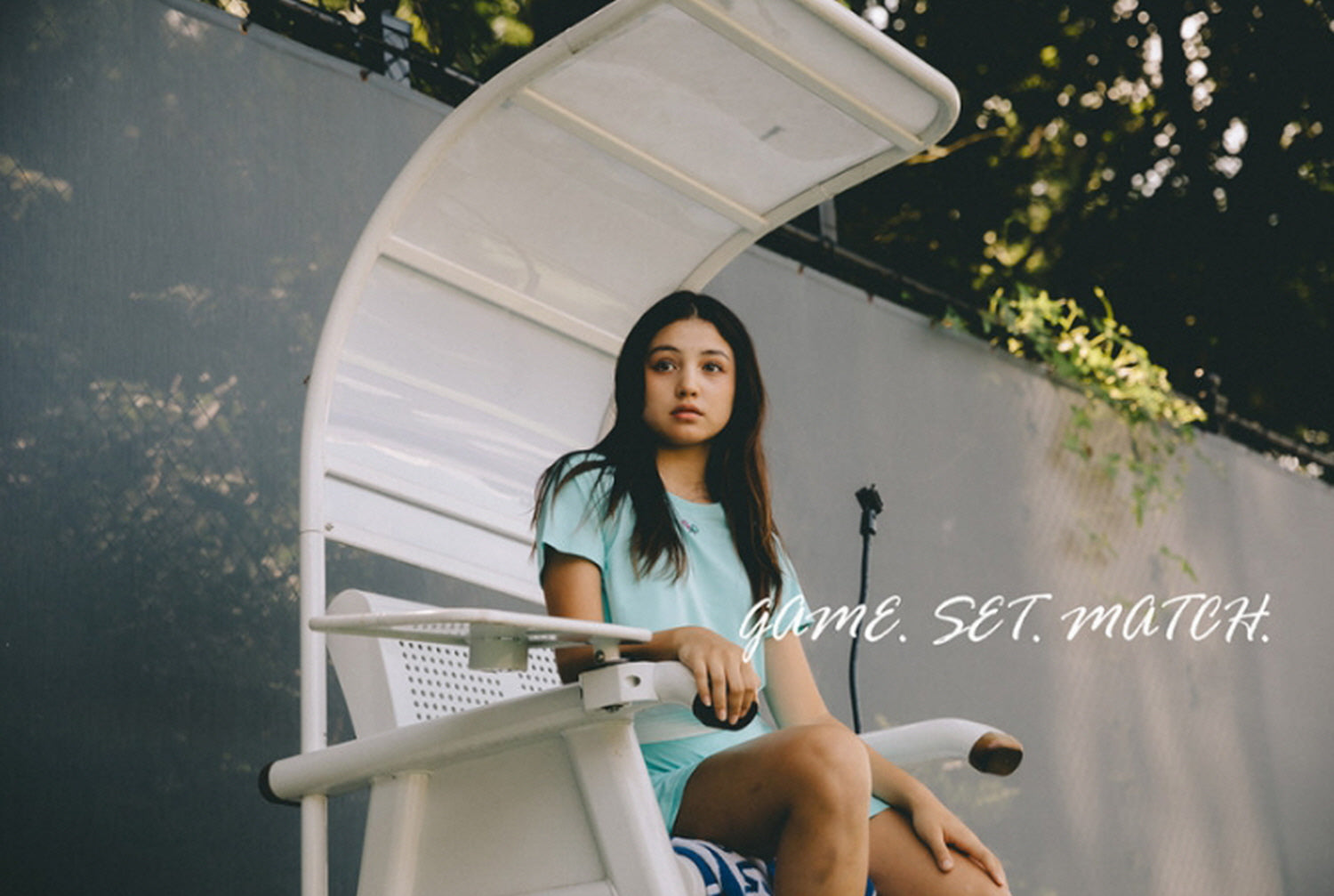 [GSM] Tennis Crop Dry Fit T-Shirt