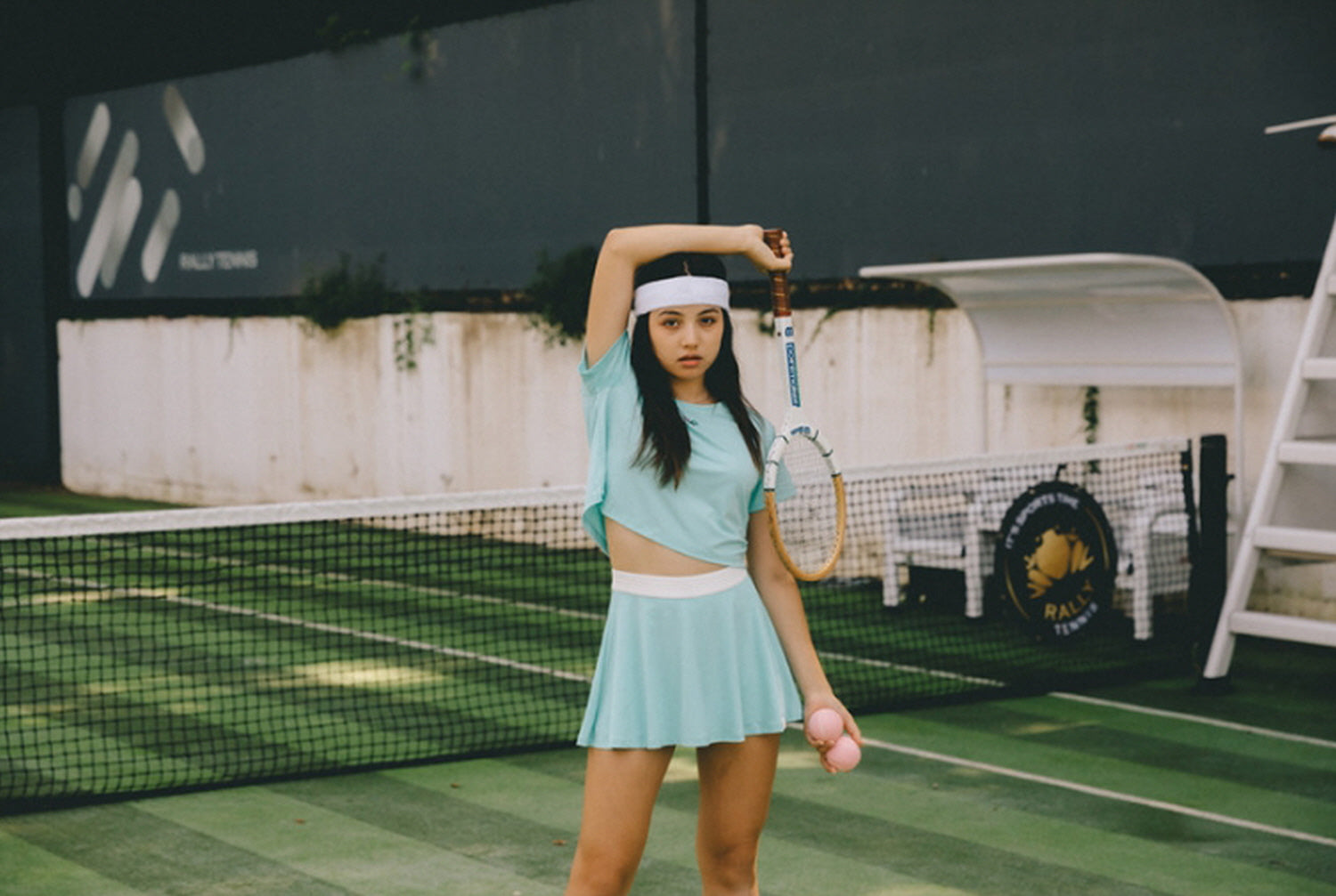 [GSM] Tennis Crop Dry Fit T-Shirt