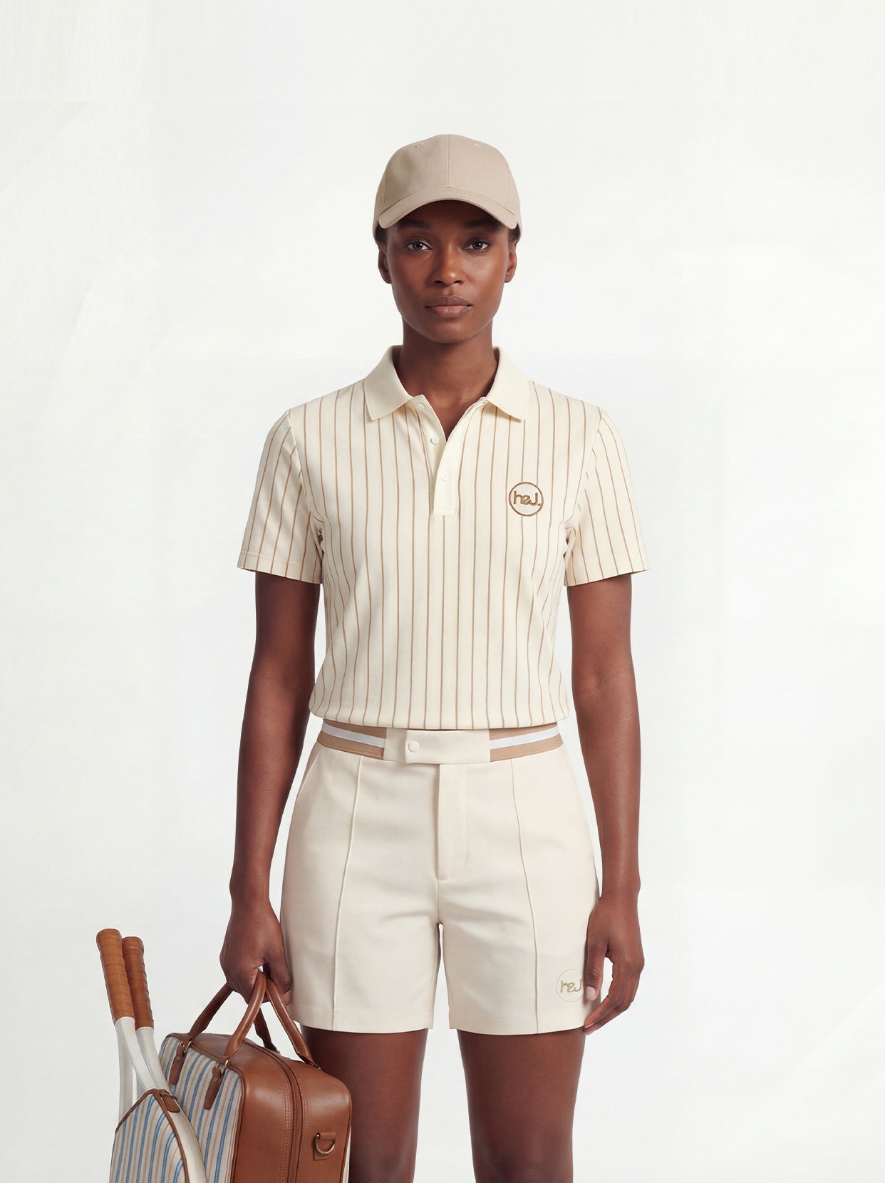 [HEJ] HEJ ROYALE POLO - MIST STRIPE