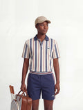 [HEJ] ROYALE POLO - DEPTH STRIPE