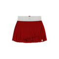 [GSM] Unbalance Pleated Dry-Fit Tennis Skirt - RED