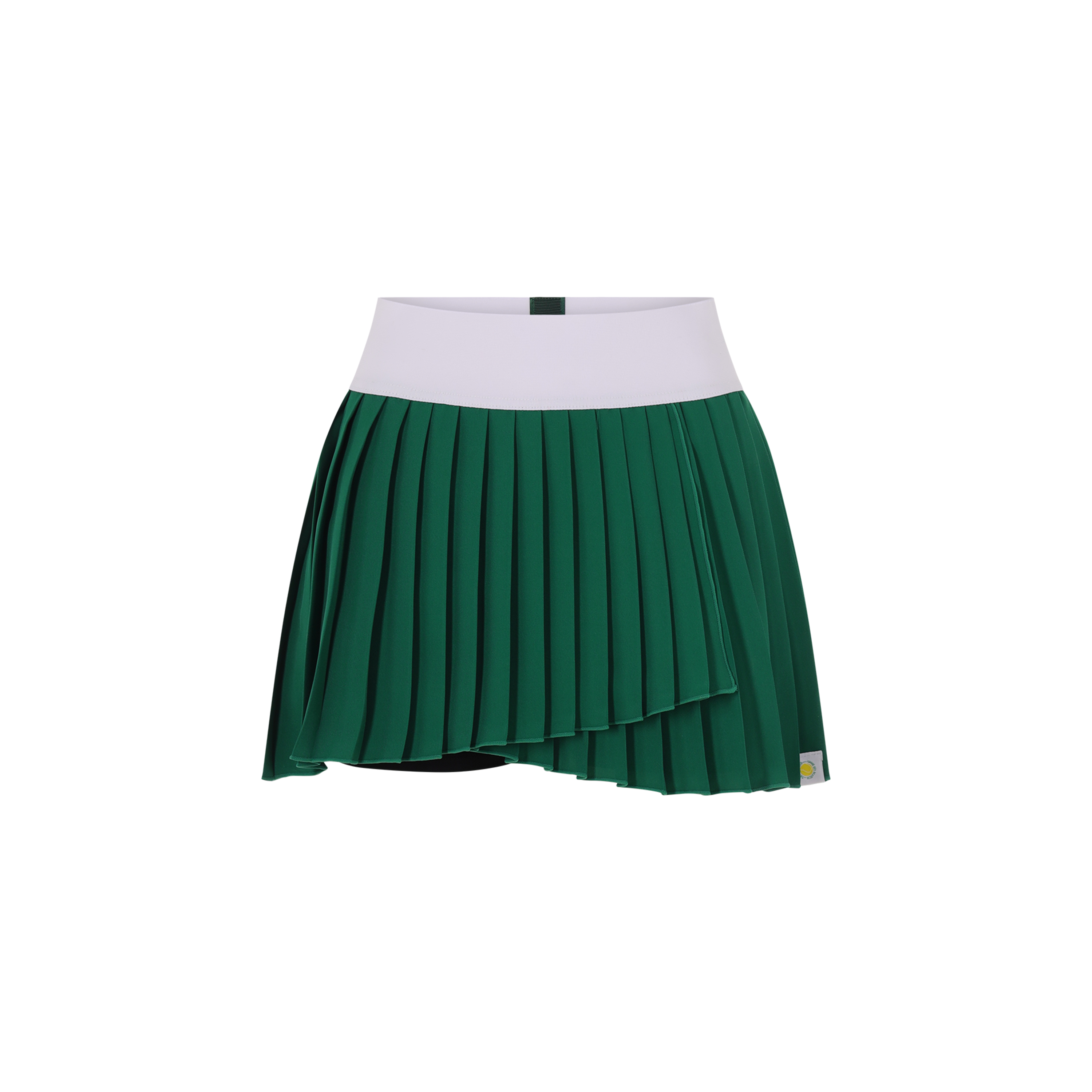[GSM] Unbalance Pleated Dry-Fit Tennis Skirt - GREEN