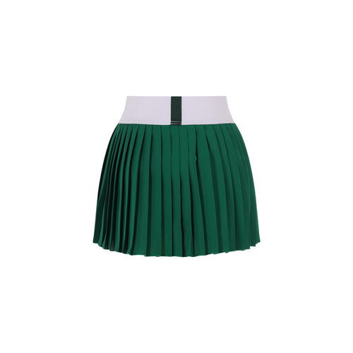 [GSM] Unbalance Pleated Dry-Fit Tennis Skirt - GREEN