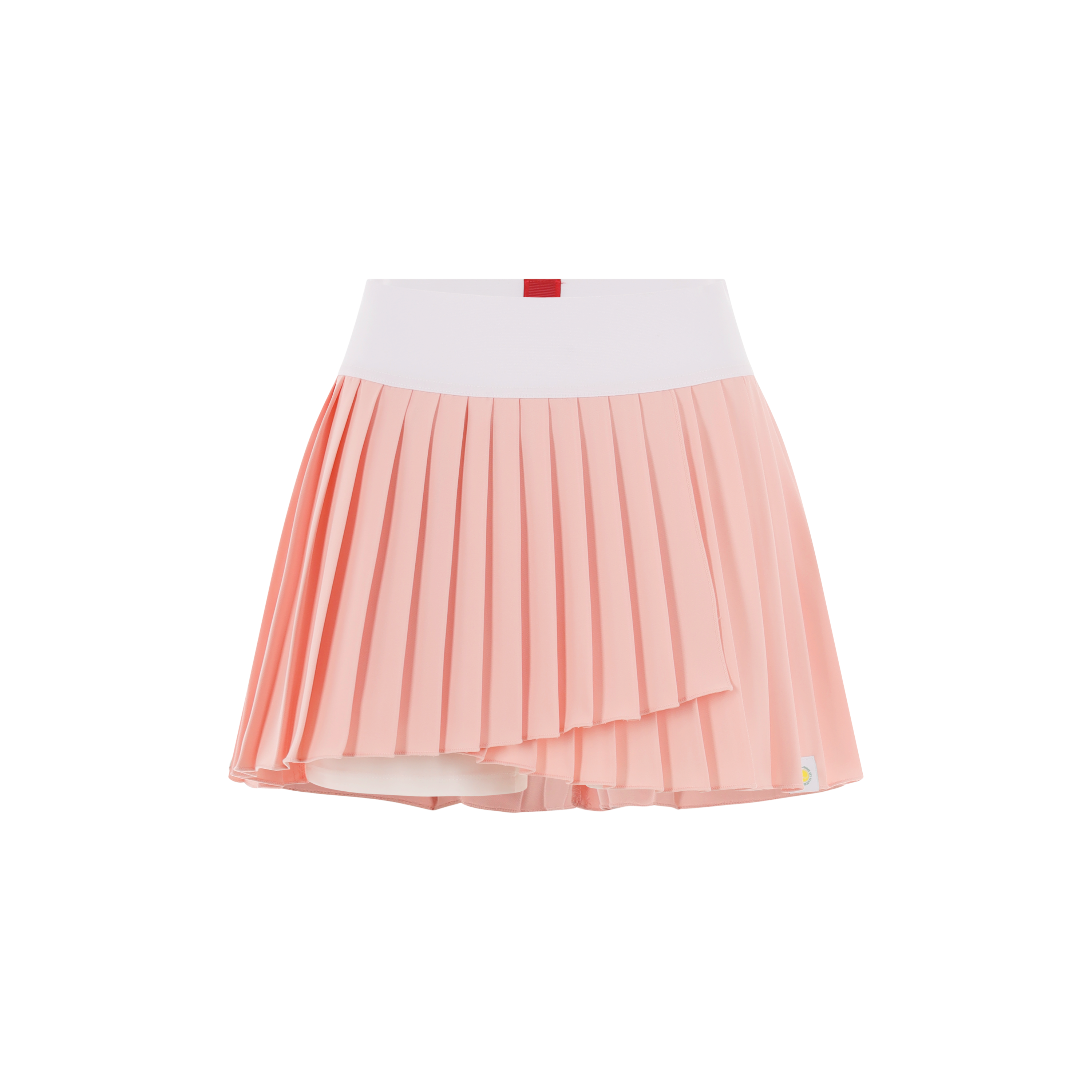 [GSM] Unbalance Pleated Dry-Fit Tennis Skirt - Pink