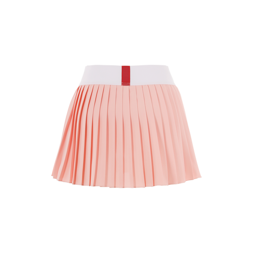 [GSM] Unbalance Pleated Dry-Fit Tennis Skirt - Pink