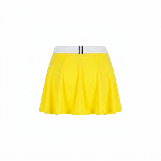 [GSM] Tennis Layered Dry-Fit Skirt - YELLOW
