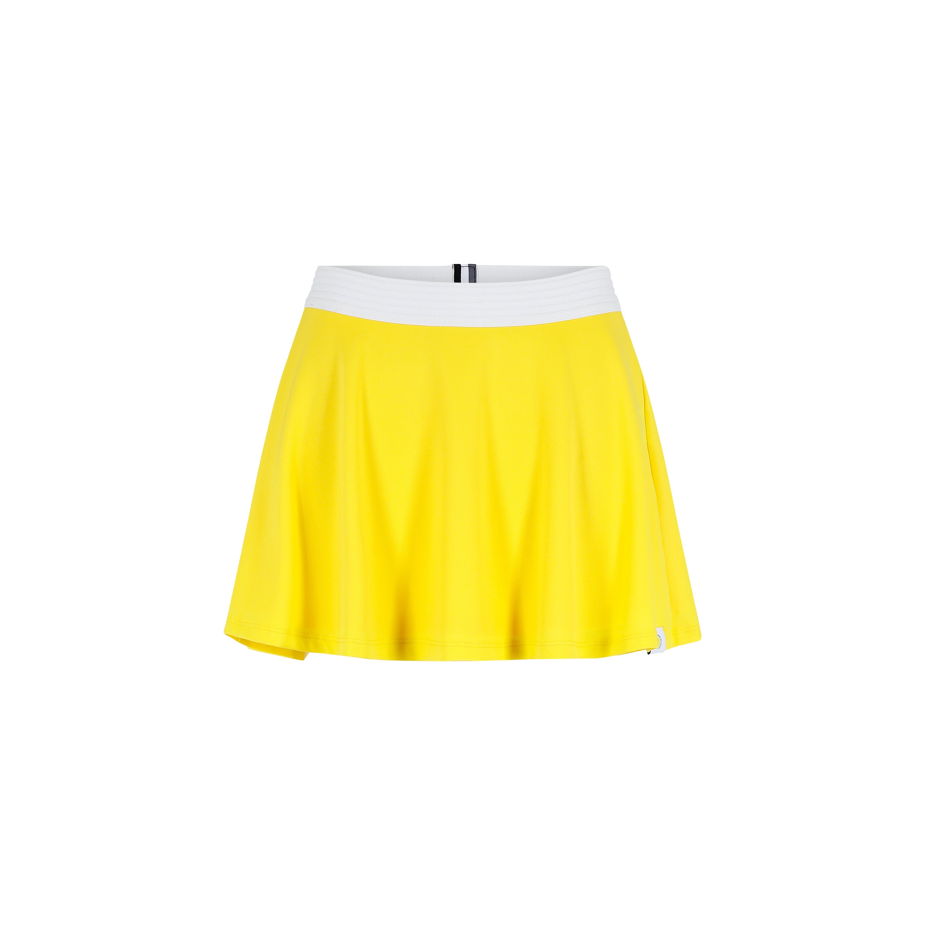 [GSM] Tennis Layered Dry-Fit Skirt - YELLOW