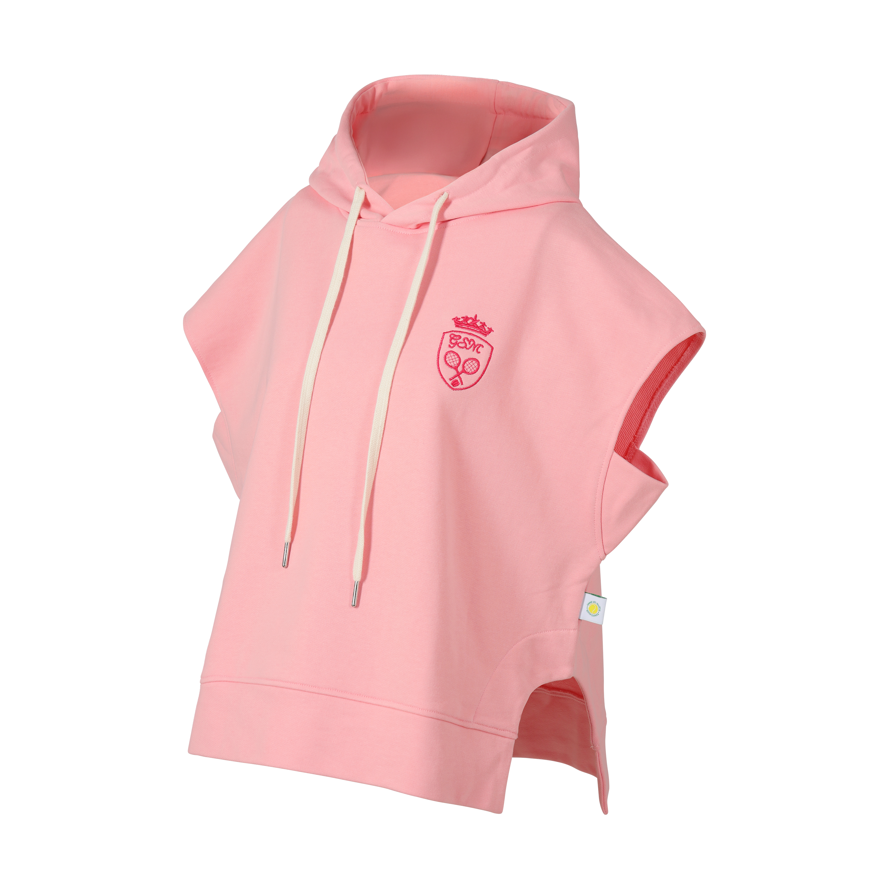 [GSM] GSM Logo Embroidered Hoodie Vest