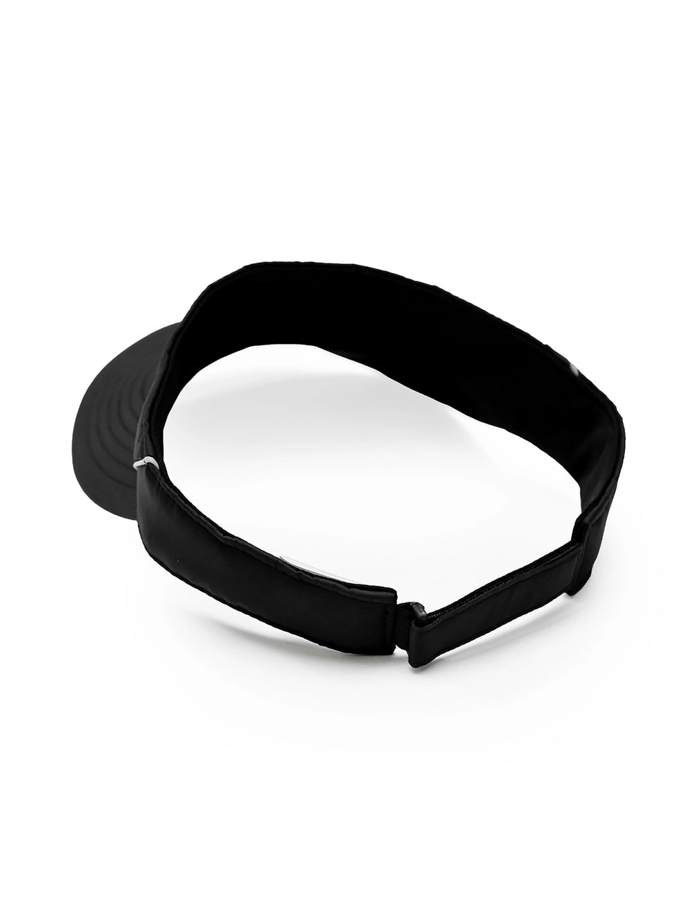 Hazel Tennis Visor Hat (Black & White)