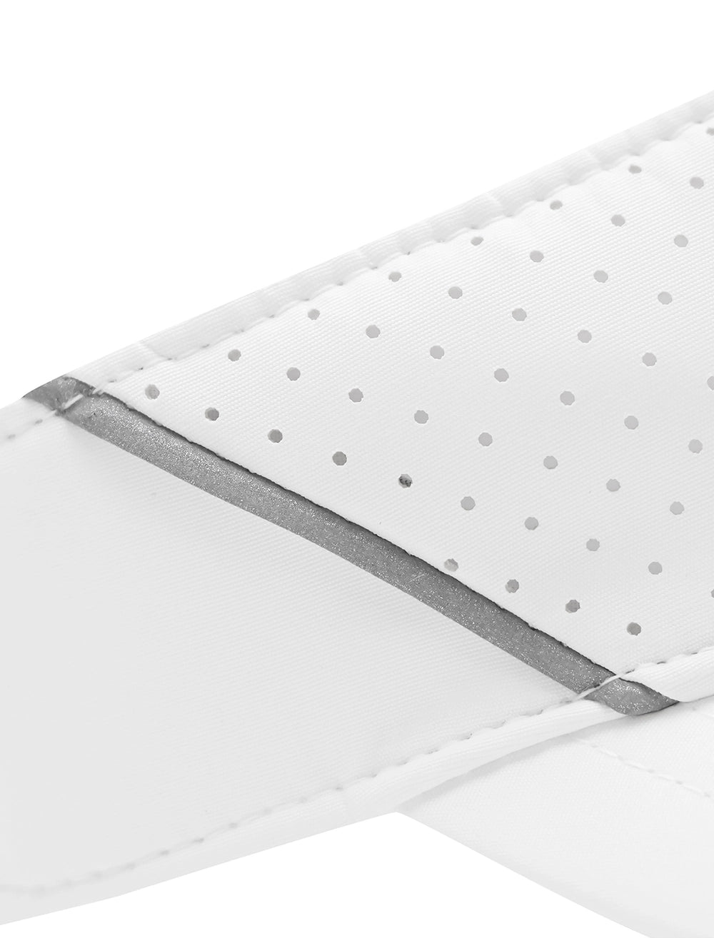 Hazel Tennis Visor Hat (Black & White)