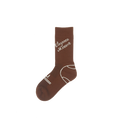 [HEJ] COURT SOCKS BROWN