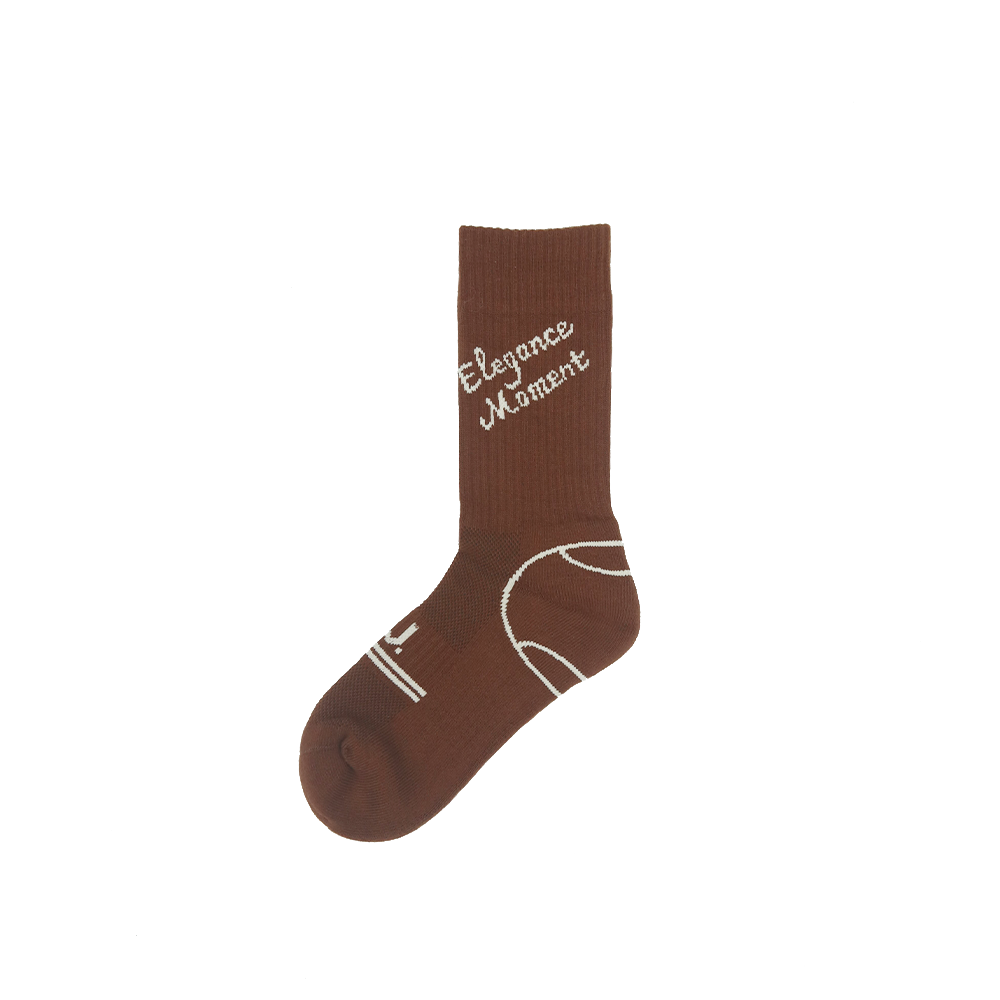 [HEJ] COURT SOCKS BROWN