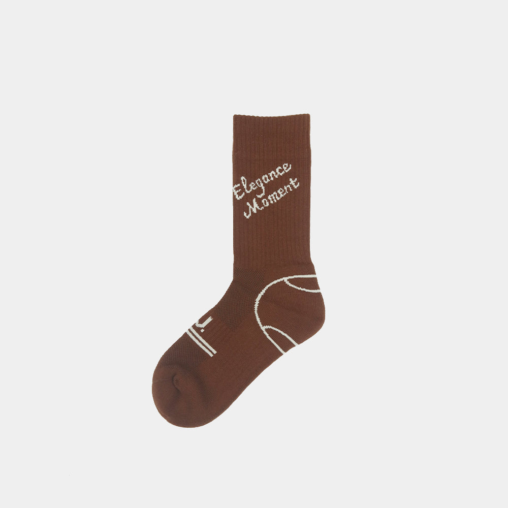 [HEJ] COURT SOCKS BROWN