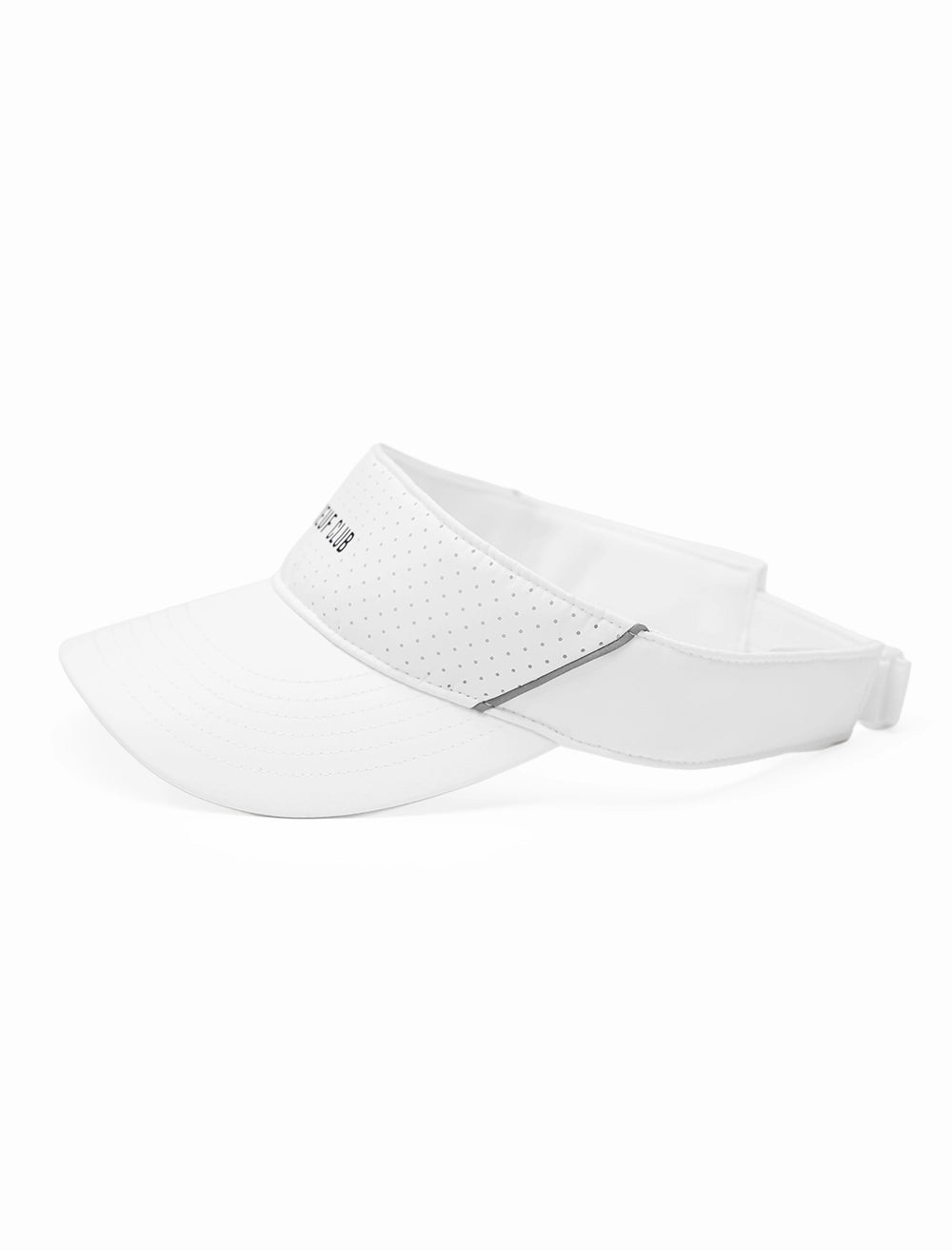 Hazel Tennis Visor Hat (Black & White)