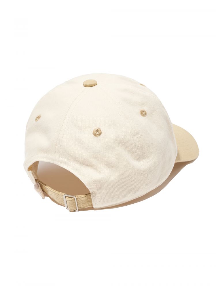 [L'OEUF CLUB] Slogan Ball Cap (Off white/Beige)