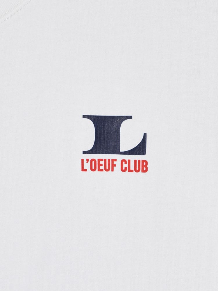 [L'OEUF CLUB] Tennis Play Over-Fit T-Shirt (White)