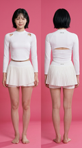 Set up [L'OEUF CLUB] Helen White Longsleeve V2 + Helen White Skirt V2