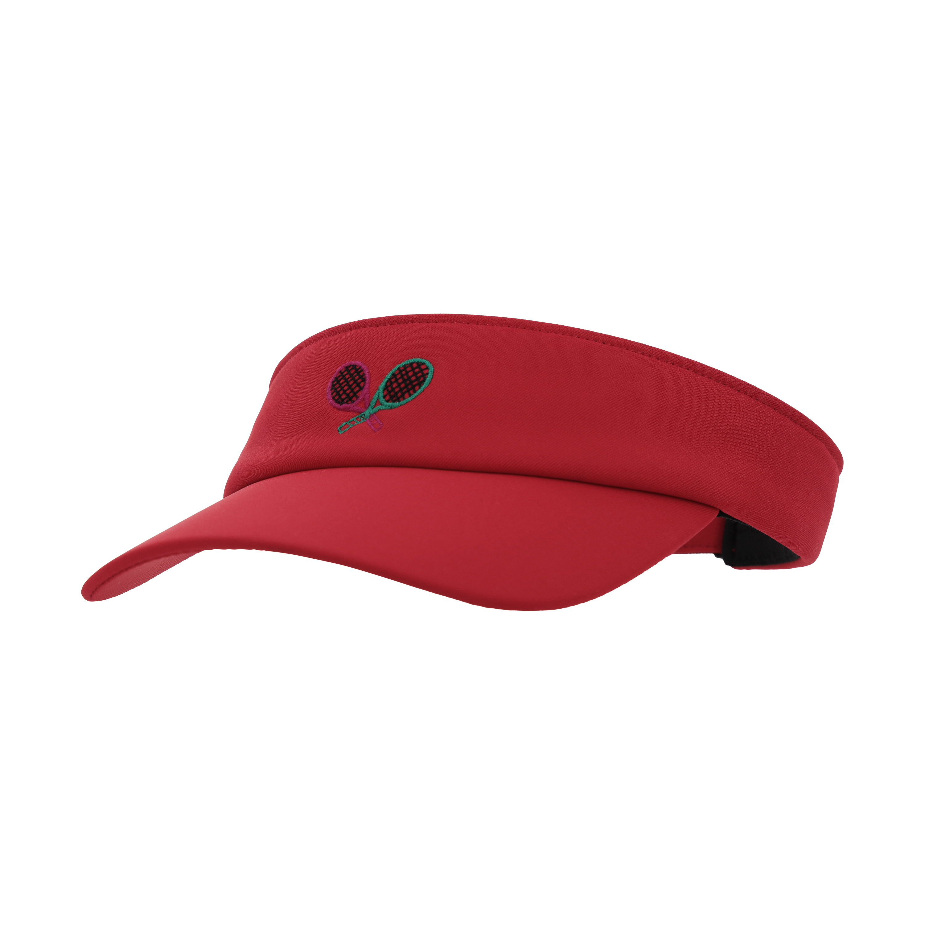 [GSM] Tennis Racket Embroidered Women's Visor